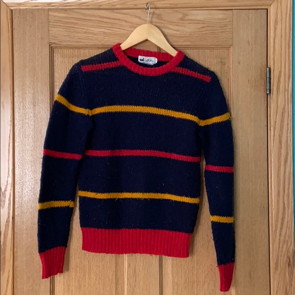 Vintage solide striped sweather - Picture 3 of 9